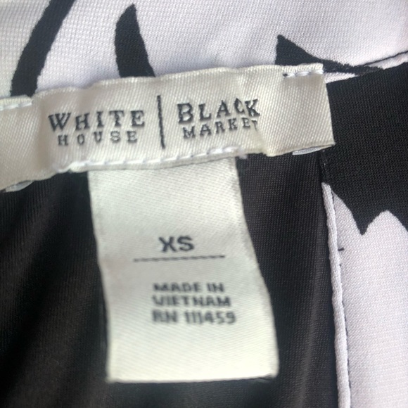 WHBM Black Floral Dress - Picture 4 of 5